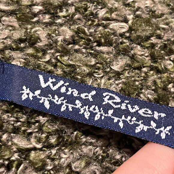 Wind River Womens Fringed Cardigan M/L Green Goblincore Swamp Witch Forest Fairy - Picture 8 of 12